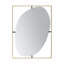Miroir coquelicot 30x1x40 "en métal doré