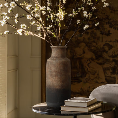  Brown Ombre Terracotta Narrow Vase