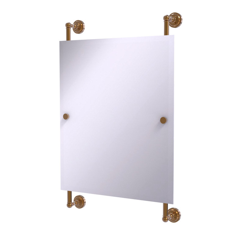 Marchmont Wall Mirror, Brushed Bronze, 32" H x 21" W