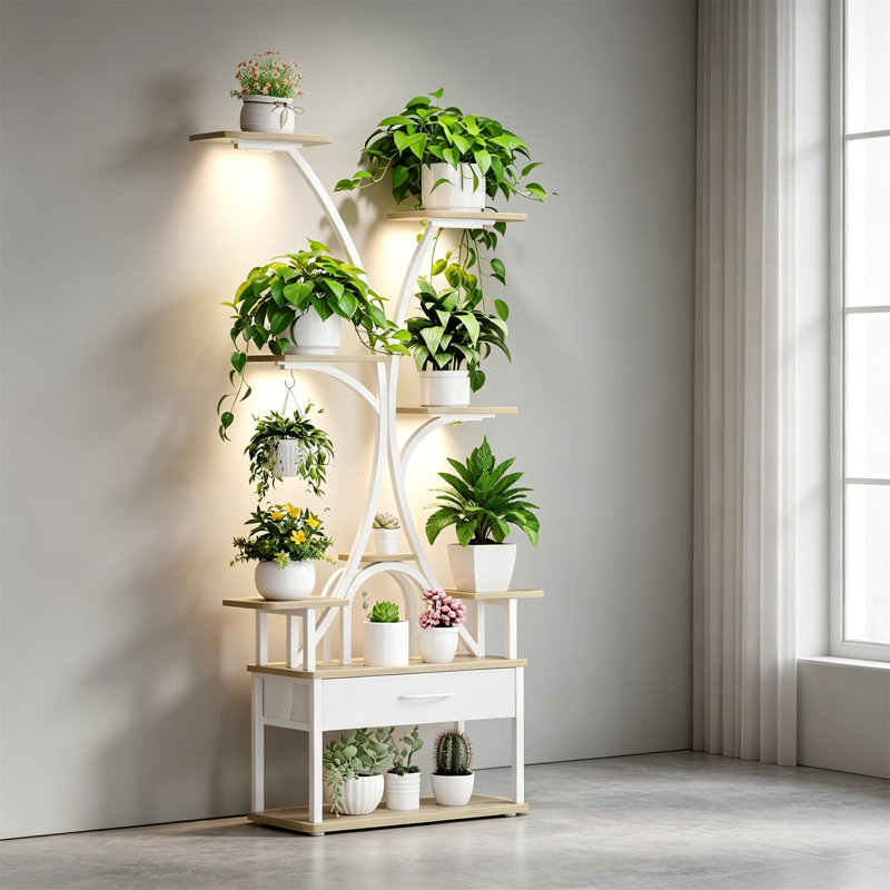 Plant Stand, White