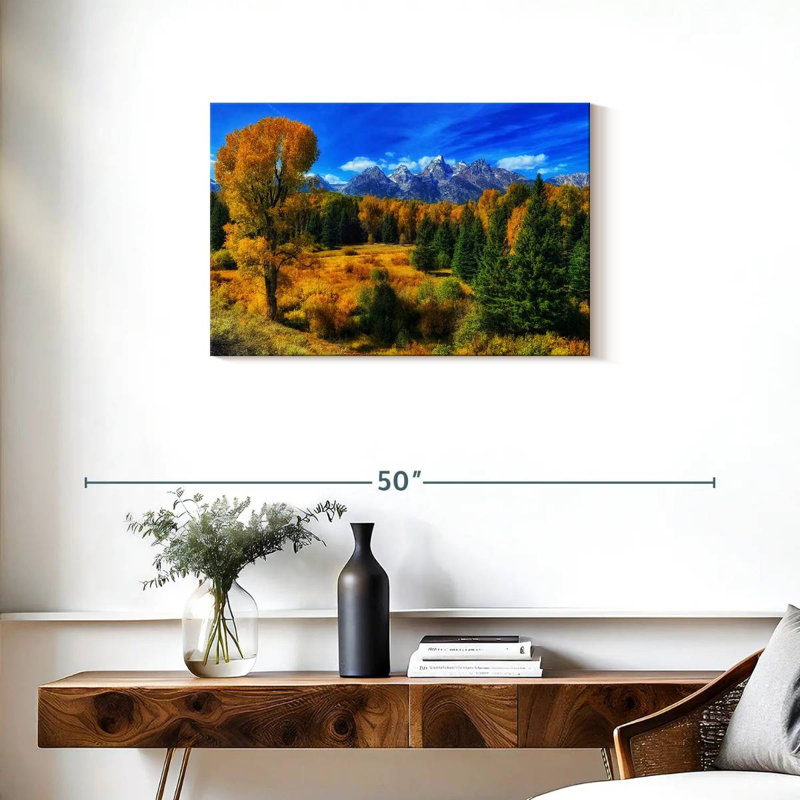 Alvord Jackson Hole Wyoming en automne, H 20 po x l 30 po