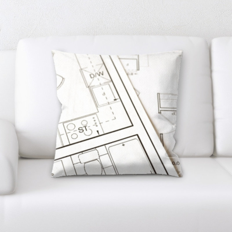Microsuede Reversible Throw Pillow