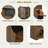 Mid-century Multi-use Extenable Cabinet Desk With Storage Peg Board, Storage Cabinet With Sliding Glass Doors, Led Light, Free Cat Cushion And Cat Toy