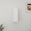 Rangement de salle de bain simple 12 po avec porte à fermeture douce