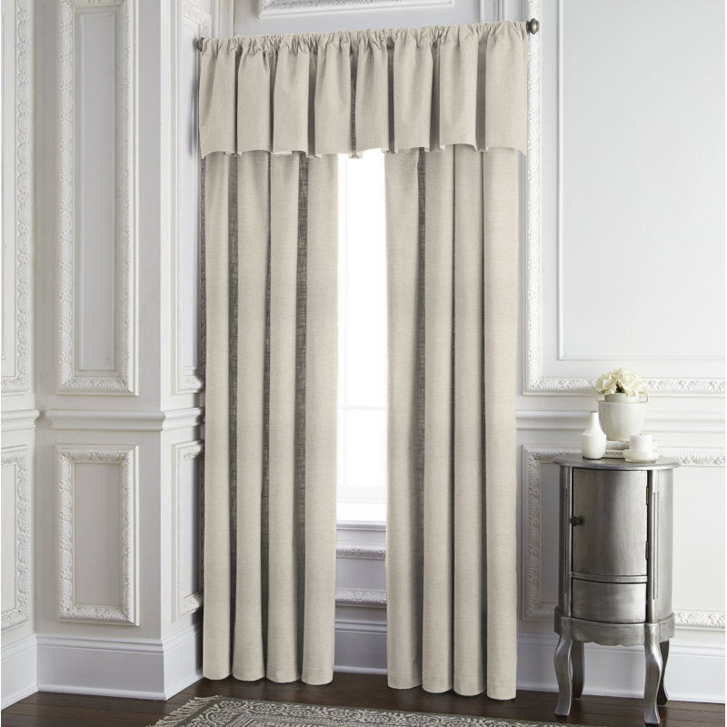 Panneau de rideau simple obscurcissant avec passe-tringle Carter, L 50 po x L 132 po, Naturel