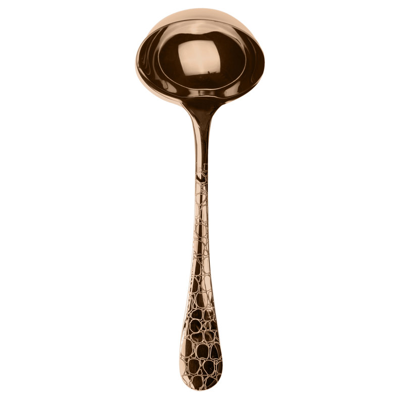 Coccodrillo Stainless Steel Ladle, Bronzo