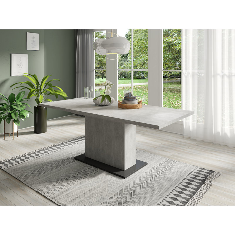 Murchison Extendable Dining Table, H75 x L160 x W85cm, Grey