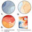 Vagues d'aquarelle bleues, orange et rouges-1898600744-1898600747