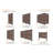 3'x6' Privacy Panel Frame Kit for Outdeco Privacy Panels