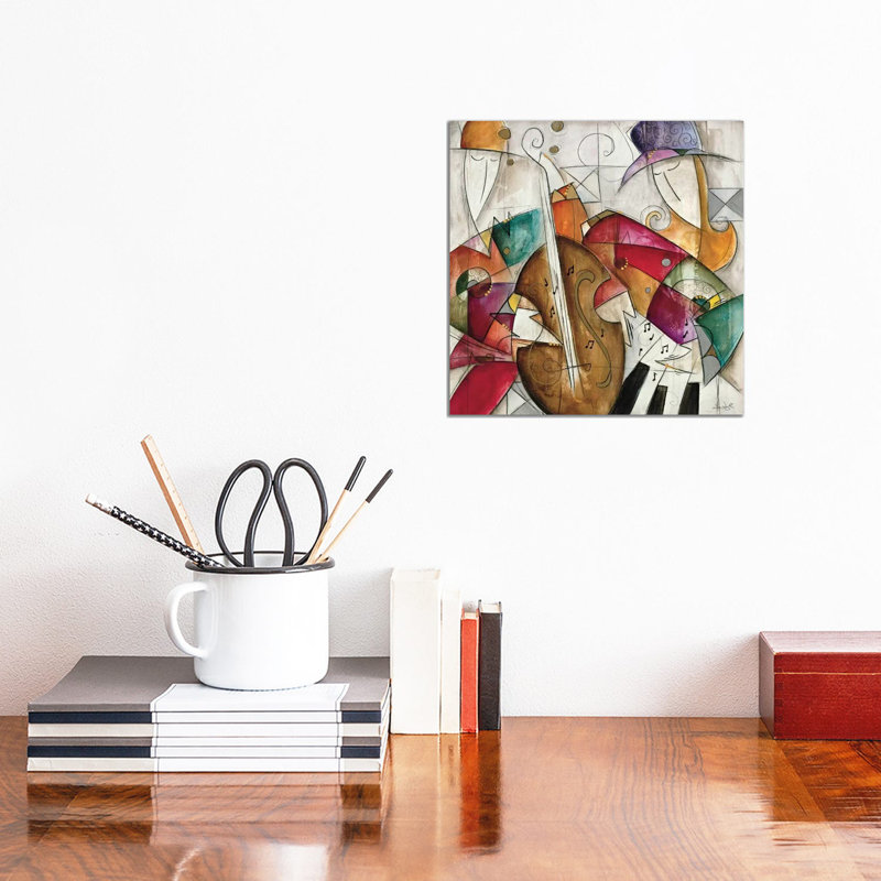 Jam Session II by Eric Waugh - Wrapped Canvas Print, 30.48 cm H x 30.48 cm W