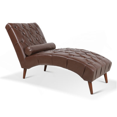 Chaise longue rembourrée