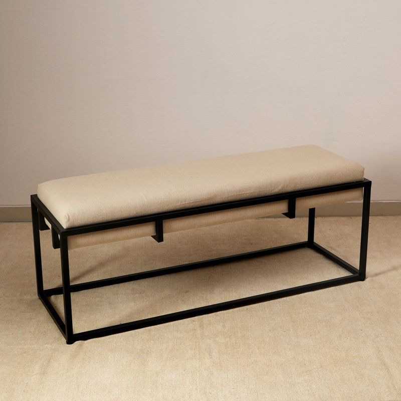 Storage Bench, Off White