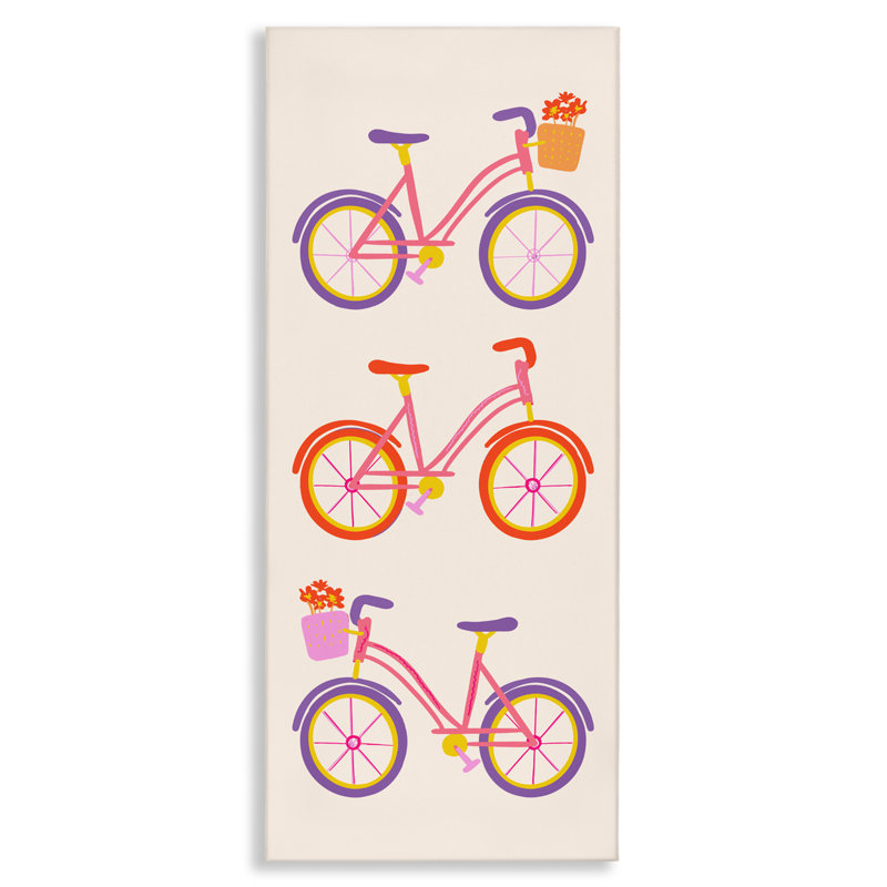 «Bright Bikes», par Dina Riddle, H 24 po x l 10 po
