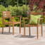 Ensemble de 2 chaises de salle à manger STAMFORD, fauteuil de patio en bois d'acacia, pour cour, bord de piscine, jardin, teck-1624775932