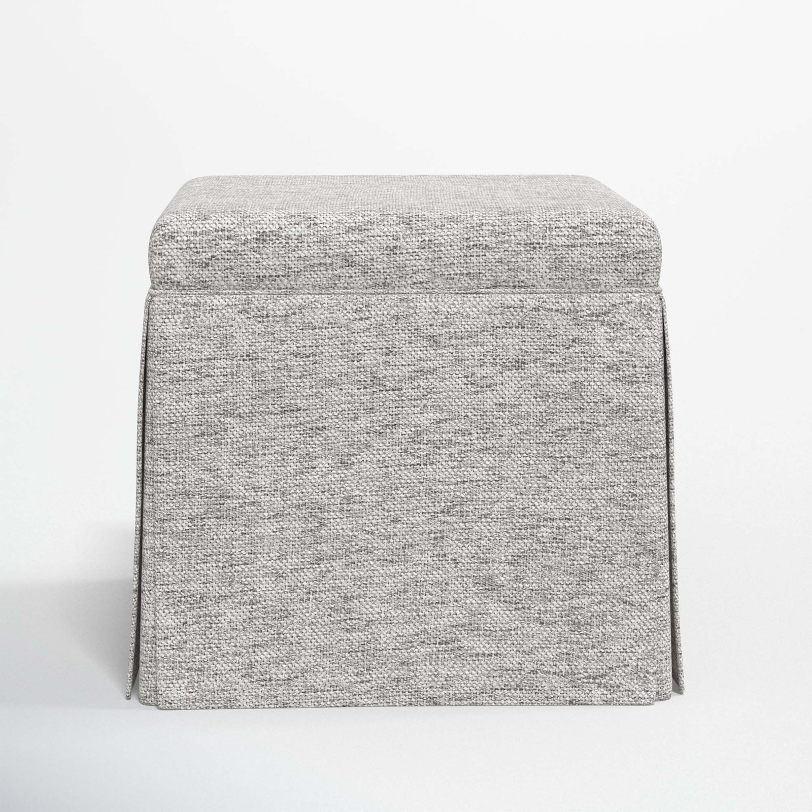 Bash 20" Ottoman, Milsap Spray Sustain® Tweed