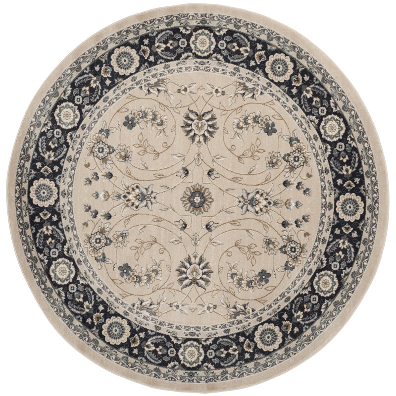 Klose Performance Oriental Rug, Runner 2'3" x 8', Beige/Black
