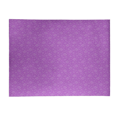 Tapis de zone mauve pizza