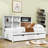 Adynn Wood Daybed with Shelves and Blackboard-1324982196