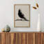 Oiseau gris, peinture à l'encre-102453601-102453604