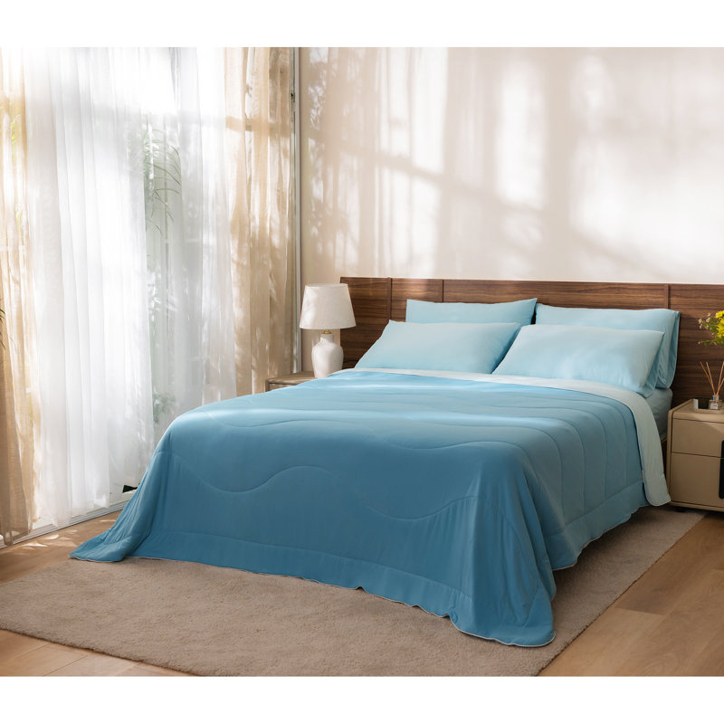 REST Evercool Award-Winning Cooling Comforter – Ultra Soft, Breathable, Lightweight, Hypoallergenic, All-Season Comforter for Hot Sleepers, Machine Washable