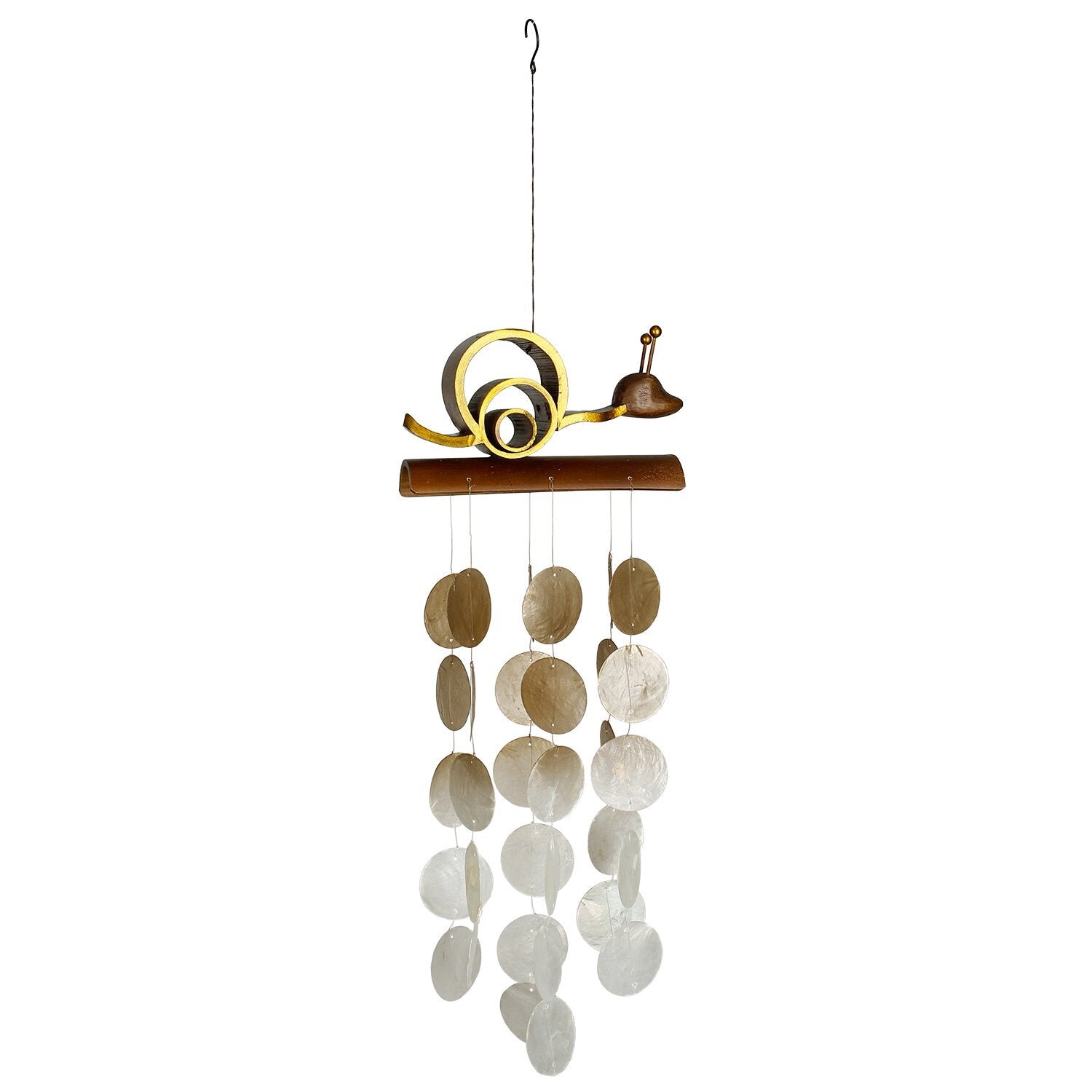 Woodstock Chimes Snail Capiz Chime | Wayfair