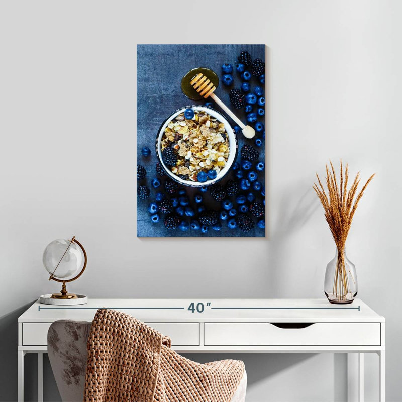 Yarlin Nutritious Dark Berries, 24" H x 16" W