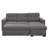 Weymon Upholstered L-Shaped Sectional Reversible