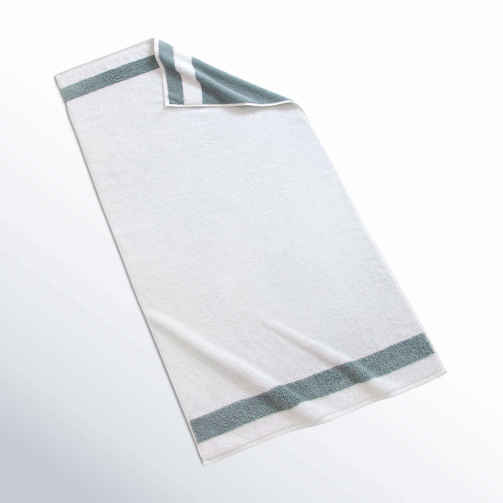 Turkish Cotton Bath Towel, Blue