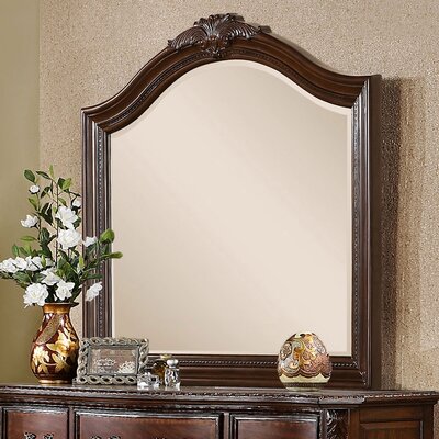 Fussell Arched Dresser Mirror -  Astoria Grand, 8BB58149B78D44B78C71F12EBA7BEA9D