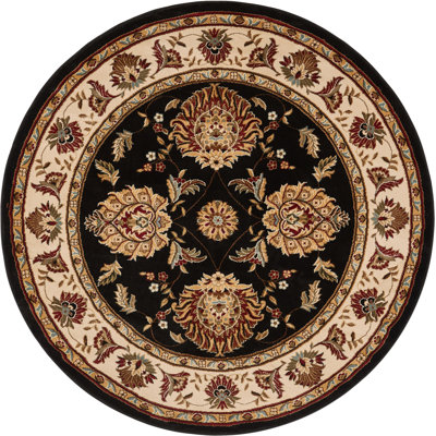 Tapis noir / beige Pickett