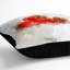 Bowl Of Red Tomatoes In Abstract Square Throw Cushion-56280702-56280700