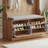 Four In One Household Storage Cabinet, Integrating Bench Coat Rack And Folding Shoe Rack, Wicker Cabinet Door, Retro Farmhouse Style