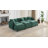 Grid Modular Ottoman for Sectional Sofa, Chenille Comfy Upholstered Furniture for Living Room-129912108