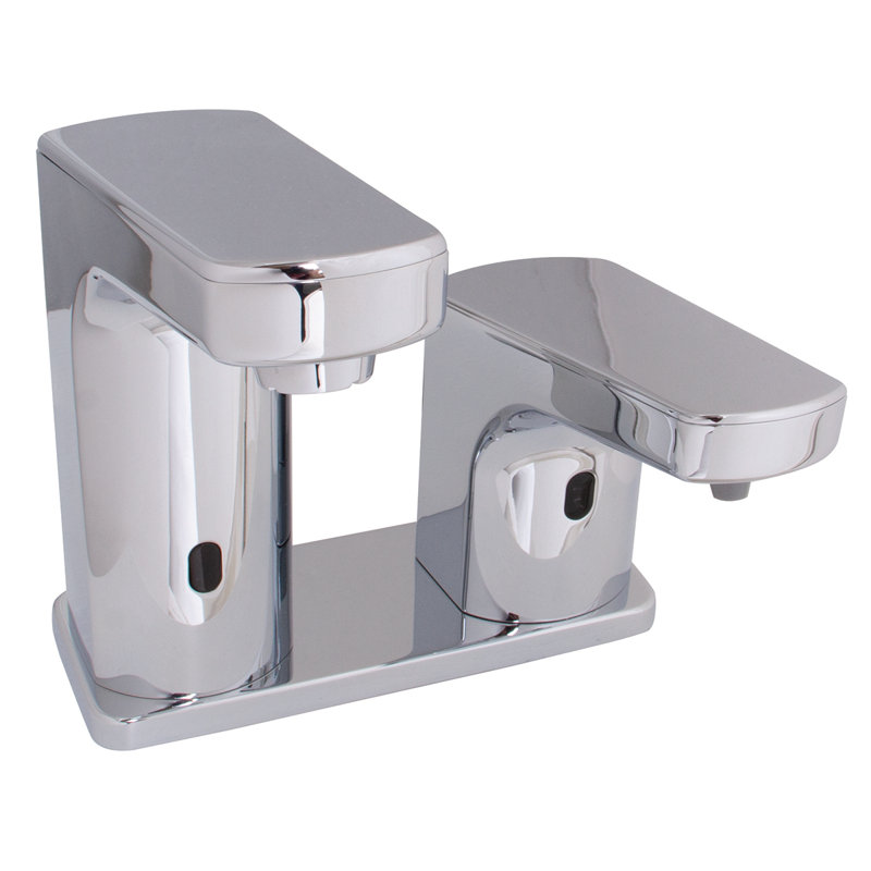 Low Arc Sensor Centerset Bathroom Faucet