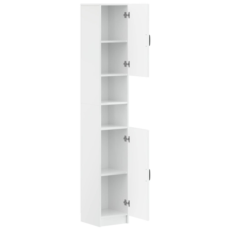 Linen Cabinet, High Gloss White
