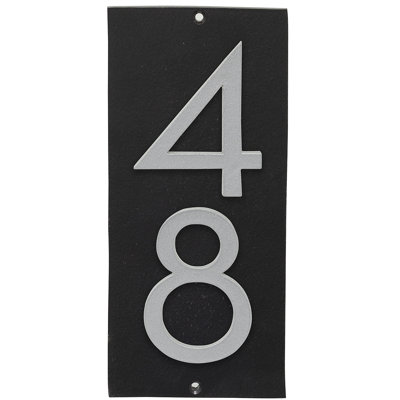 Floating 1-Line Wall Address Plaque