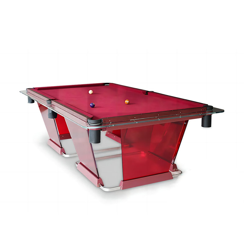 Table de billard avec patins PoolTable032102RF, 9' 4.2"