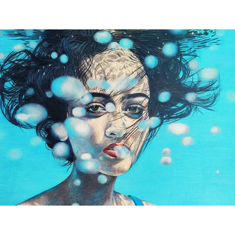 Découverte de la peinture de Meraki par Pubali Dutta | Décoration murale