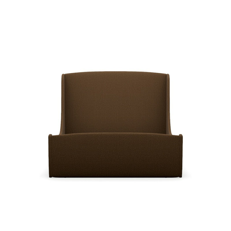 Swan Upholstered King Bed, Block 654212, Queen
