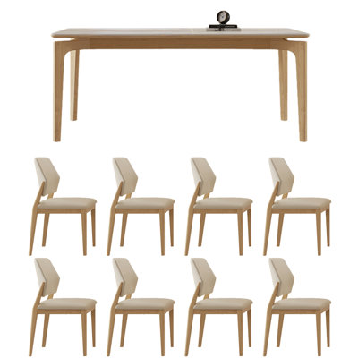 Contemporary Luxe Dining Table And Chairs