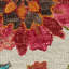 Tapis décoratif gris en laine Touffeté à motif floral lasley-962200556