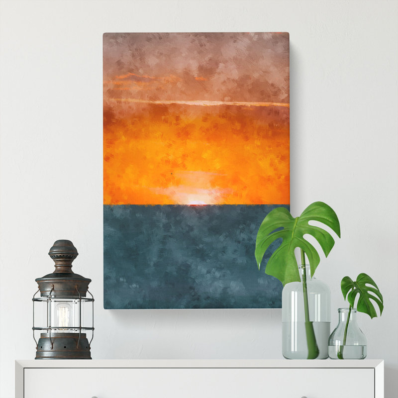 Sunrise Horizon - Wrapped Canvas, 60cm H x 40cm W x 3cm D