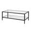 Table basse rectangulaire avec miroir 45 po Hera