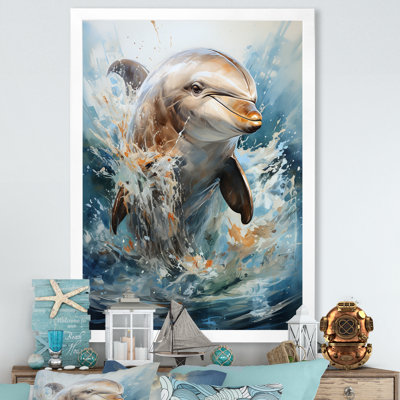 Dolphin Elegance - Dolphin Wall Art