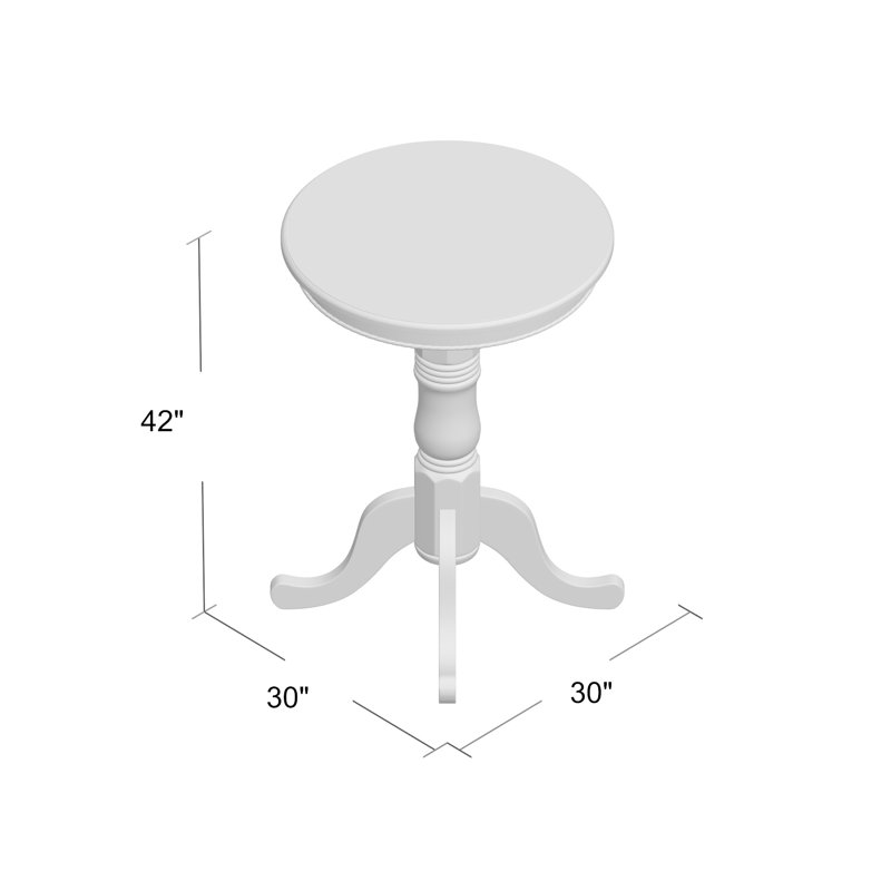 Traditional Pub Table By RAM Game Room, Chestnut