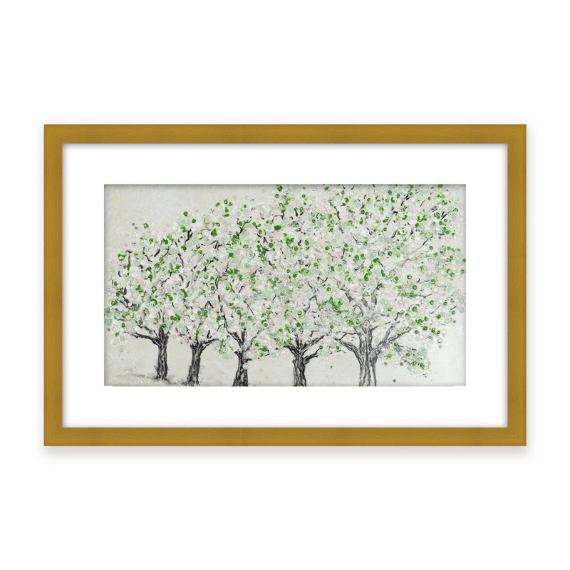 Nature Inspired "Springtime Serenity" Canvas Wall Art By , 12" H x 16" W, Framed Canvas, Beige