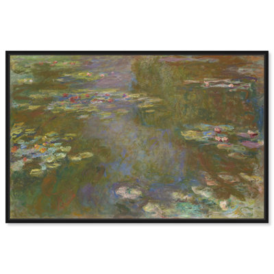 Water Lily Pond II Canvas Classic Landscape by Art Remedy