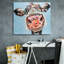 «Funny Cow 1» par Carolee Vitaletti, art mural sur toile, 54 po x 40 po-101649229