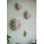 Décoration murale plantes et fleurs bohémiennes faites à la main D7.5x3 "sur céramique / porcelaine-708315600