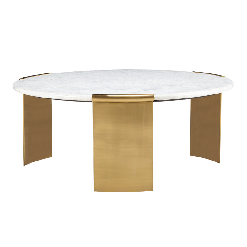 Table basse 3 pieds Chloe, H 18,7 po x L 46,3 po x l 46,3 po
